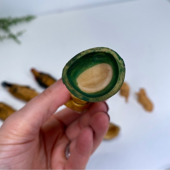 Vintage 10pcs Art Plastics Nativity Set Missing Baby Jesus Shepherd Wisemen - Picture 12 of 12